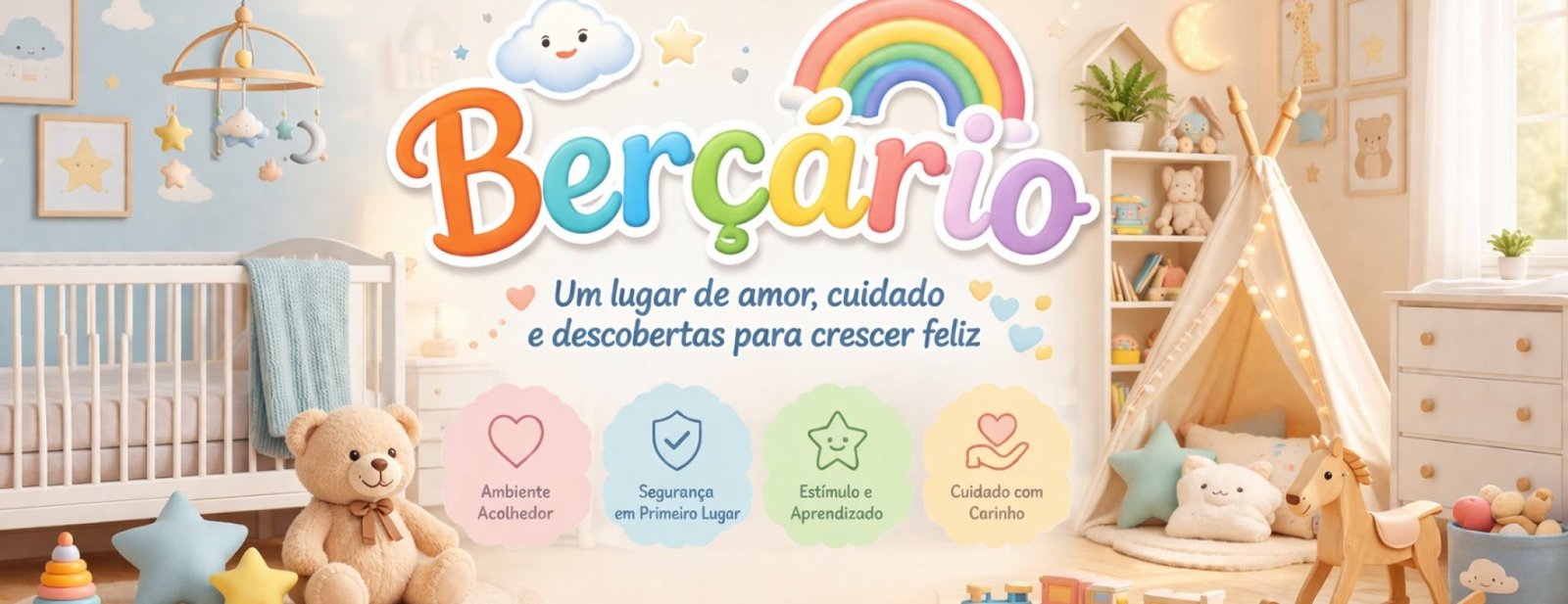 Berçário Pincel Mágico - Um lugar de amor, cuidado e descobertas